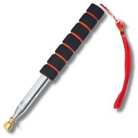 Reinforcement Tip, 98.4 inches (250 cm), Extendable, Hand Flagpole, Telescopic, Flagpole, Pointer, Telescopic Rod, Lightweight, Portable, Travel, Cheering, Class, Meetings, Training, Presentations