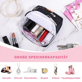 Likesing Tampon Storage, pink and black