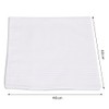 BUYGOO 15PCS Mens White Cotton Handkerchiefs Large Pocket Squares Hankies