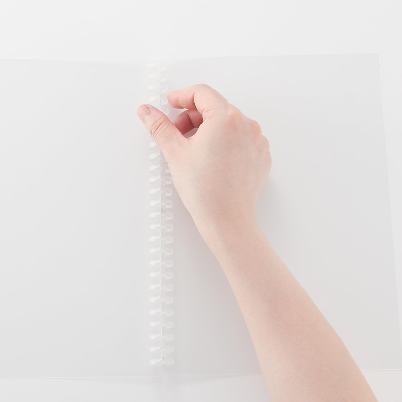 MUJI 82913798 Refill Notebook, Main Body, Polypropylene Cover, B5, 26