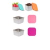 V-loude 【 6-piece Set 】 Stainless Steel leak-proof Snack Box