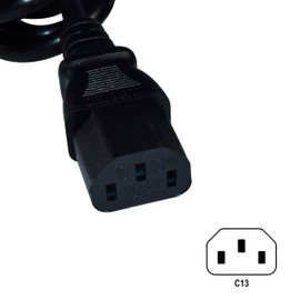 HQRP 10ft AC Power Cord Compatible with Vizio VO32L HDTV15A VO37L FHDTV10A VO37L FHDTV20A VO37L HDTV10A VO37L HDTV15A VO400E VO42L FHDTV10A HDTV TV LCD LED Plasma Mains Cable, UL Listed