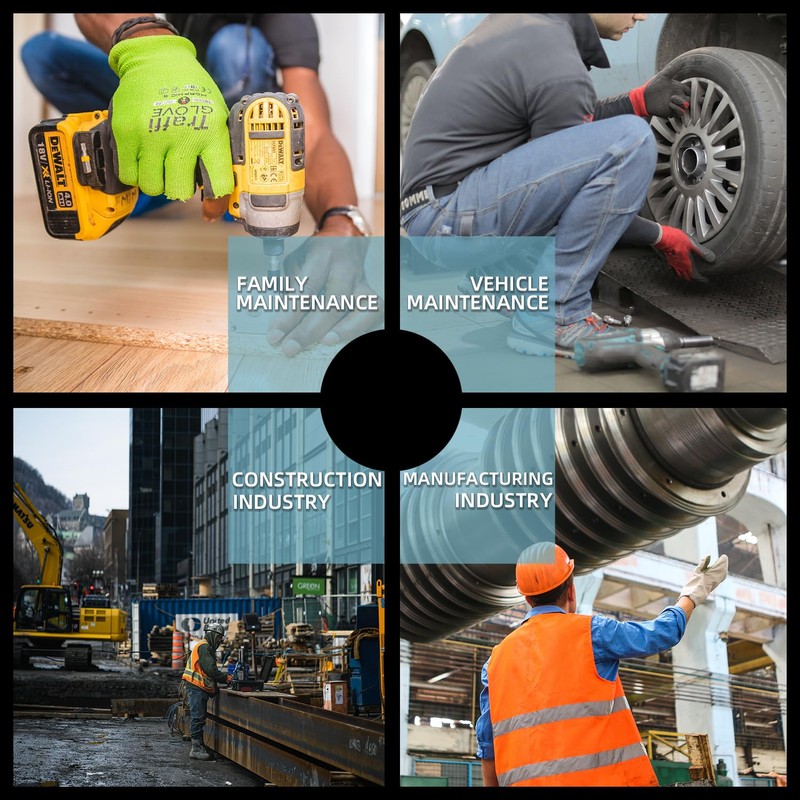 AMZSKU Socket Adapter, 8 Piece Set, 1/4" Hex Adapter to