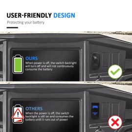 SI 16AWG 160W ROCK LIGHTS Wiring Harness Kit with Rocker Switch For UTV ATV Polaris