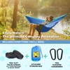 SZHLUX Camping Hammock Double & Single Portable Hammocks with 2