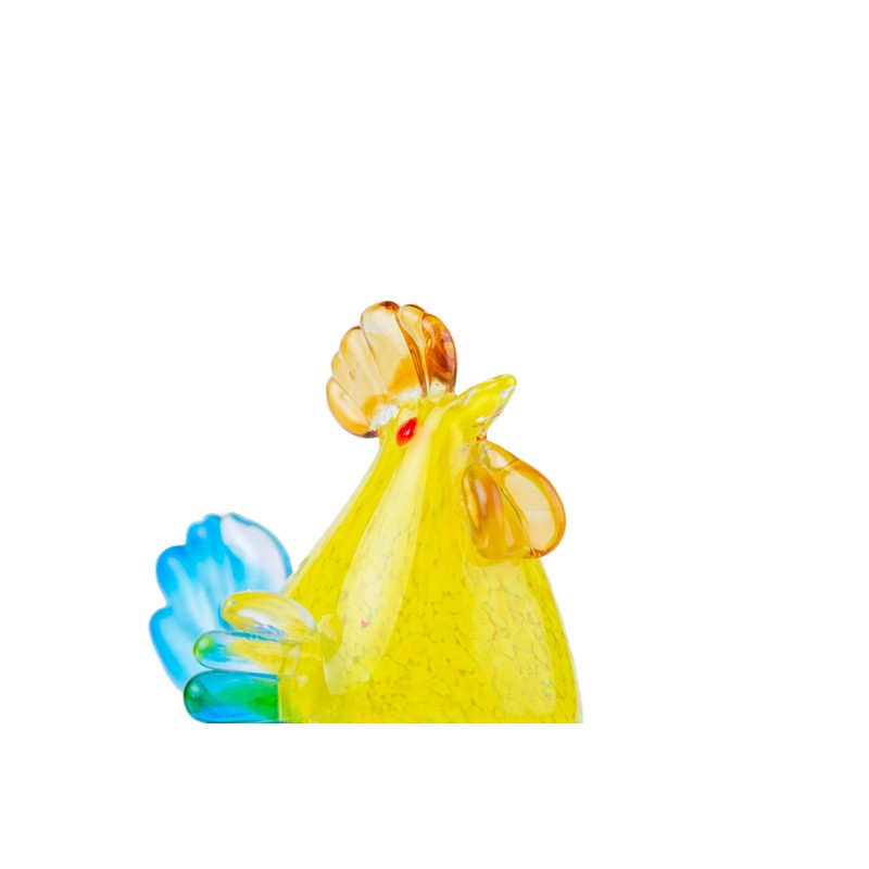 Running Gallo de Cristal | Adornos para Sala, Oficina y