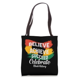 Celebrate Black History, Black History Month Tote Bag
