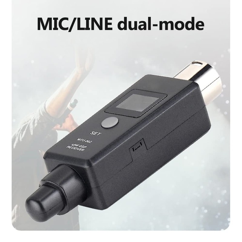 Microphone System, 1 Pair Microphone Wireless System Micphone Wireless Transmitter