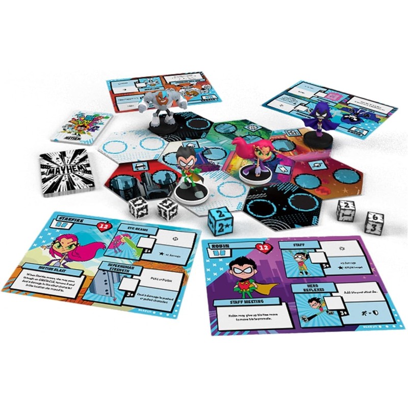 CMON Teen Titans Go! Mayhem Board Game | Strategy Game