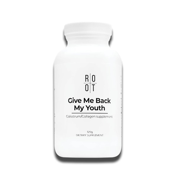 ROOT Wellness | Give Me My Youth Back (120 g) - Combination of Bovine Colostrum (Raw Colostrum) and Collagen for Holistic Wellbeing