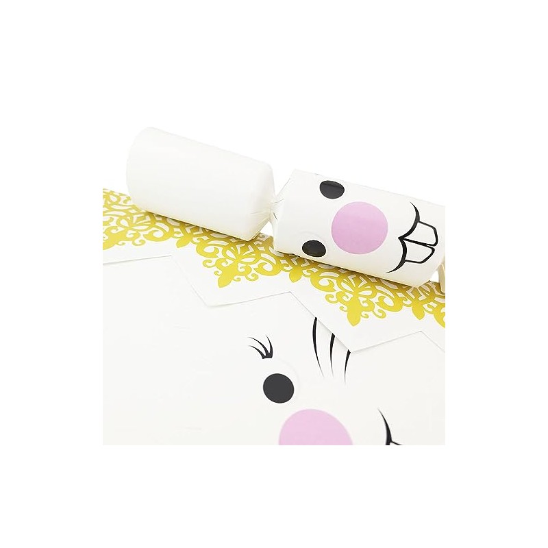 6 Stand Up Easter Bunny Cracker Making Craft Kit -