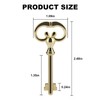 KY-8 (D-1902) Roll Top Desk Antique Brass Plated Hollow Lock