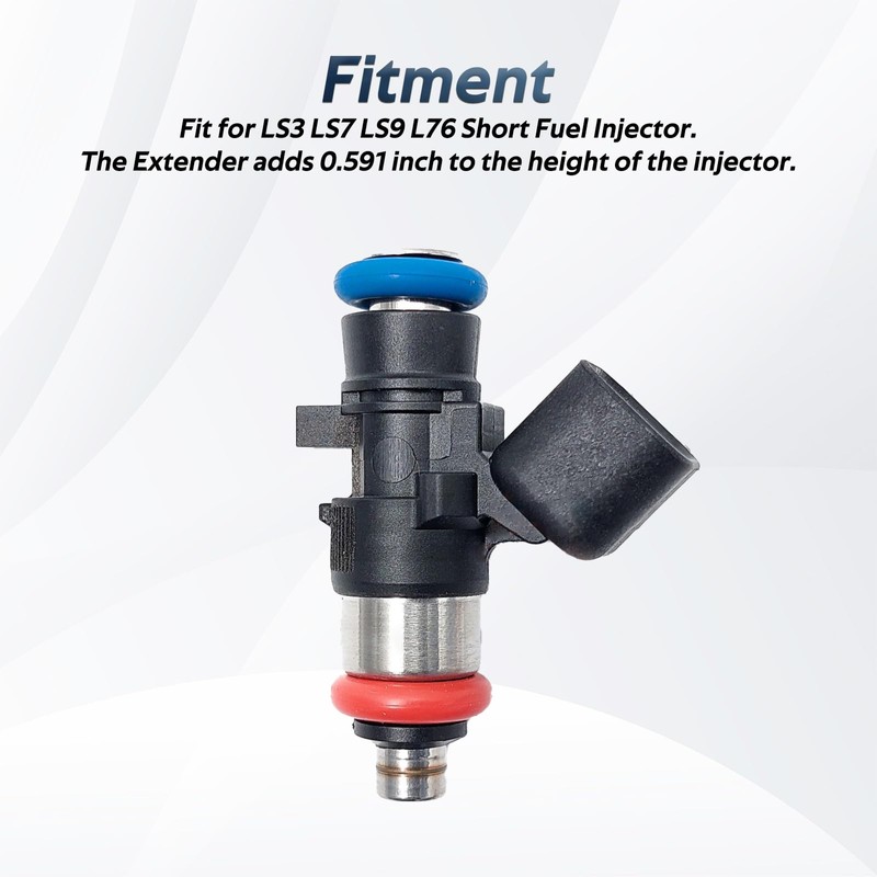 FUSCH - Adaptador de inyector de combustible LS3 LS7 LS9