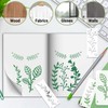 Leaf Stencils for Painting on Wood – 35PCS Reusable Vine