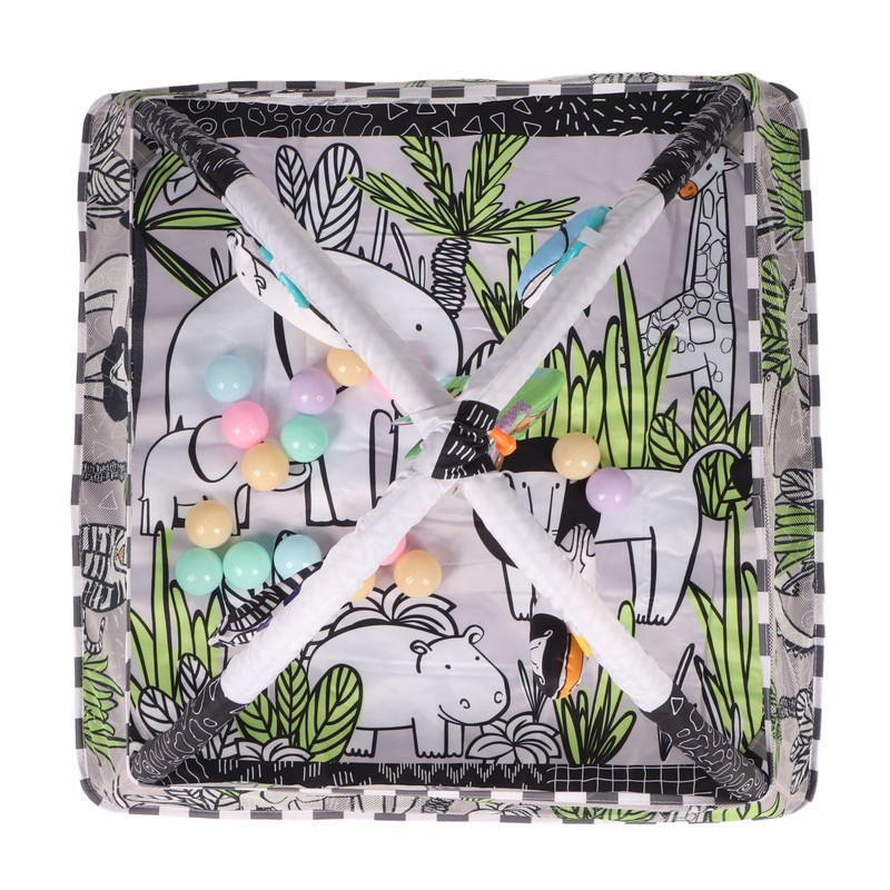 Portable Cozy Baby Gym Play Mat Square Wild Prairie Pattern