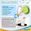 KEEPOW Reusable Wet Pads Refills Compatible with Swiffer Sweeper Mop,