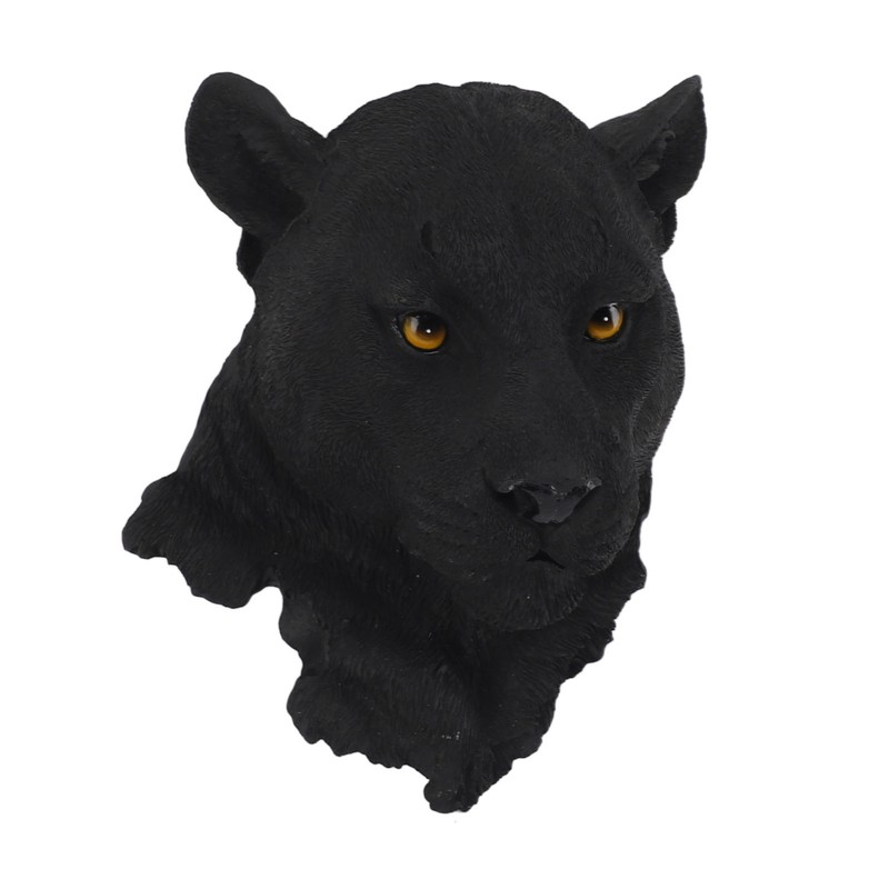 3D Simulation Animal Head Statues Wall Decor Resin Unique Exquisite