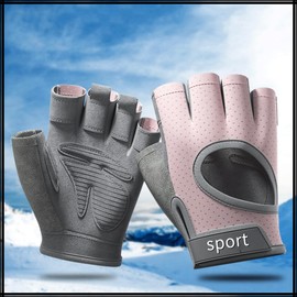 [ホワイトファング] グローブ ハーフフィンガー フィットネス 滑り止め サイクリング メンズ レディース NT365(ホワイト)