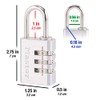 master lock equipaje Lock, 1-3/16 Inch, 1-3/16"