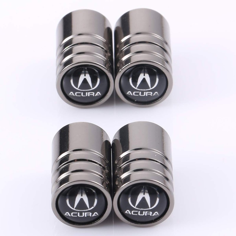 TK-KLZ 5Pcs Chrome Car Tire Valve Stem Caps for Honda