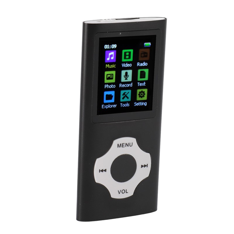 MP3 Player HiFi Lossless Rechargeable 1.8in TFT Screen Portable Music