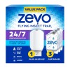 Zevo Flying Insect Trap 1+3 Refills Blue UV Light Plug-In