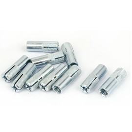 sourcingmap M8 x 30mm Female Threaded Expansion Bolt Sleeve Anchors Tool 10 Pcs