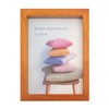 KING 823212 JK101-HL-BR Picture Frame Wood Frame Half Large Brown