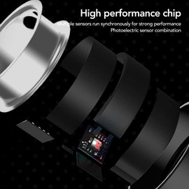 Yanmis Smart Ring Health Tracker, Waterproof Fitness Sleep Tracker Smart Ring, Wearable Smart Ring Support Remote Camera Control, Your Great Gift Choice (21.5mm/0.85in)