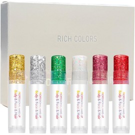 Gel De Purpurina Para El Rostro Stick De Pintura Corporal 6 Colores Purpurina Para El Rostro Para Conciertos Discotecas Halloween Carnaval Navidad Tema De