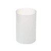 SUNWO Various Size Frosted Glass Hurricane Candle Holders, Frosted Glass