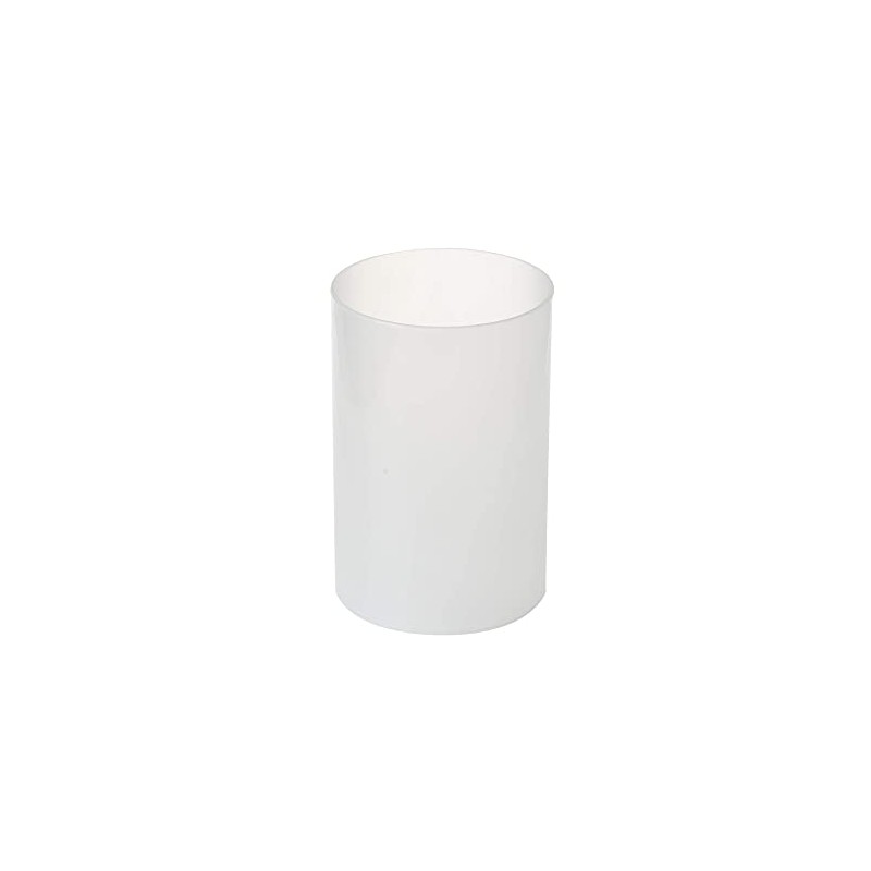 SUNWO Various Size Frosted Glass Hurricane Candle Holders, Frosted Glass