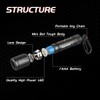 Nikon Mini Flashlight with Carabiner, IPX7, Waterproof, N1, 100 Lumens,