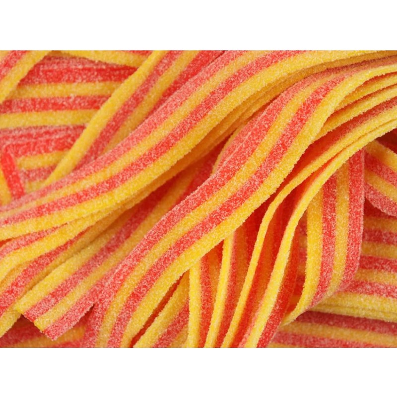 By The Cup Sour Power Strawberry Banana Sour Belts, 1