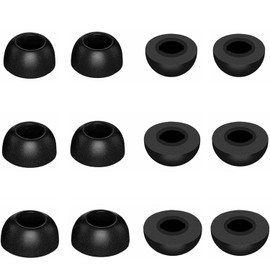 ALXCD Foam Eartips Compatible with Bose New QuietComfort Earbuds, 6 Pairs S/M/L Sizes Soft Memory Foam Ear Tips, Compatible with Bose New QuietComfort Earbuds 2024 QC, Black sml