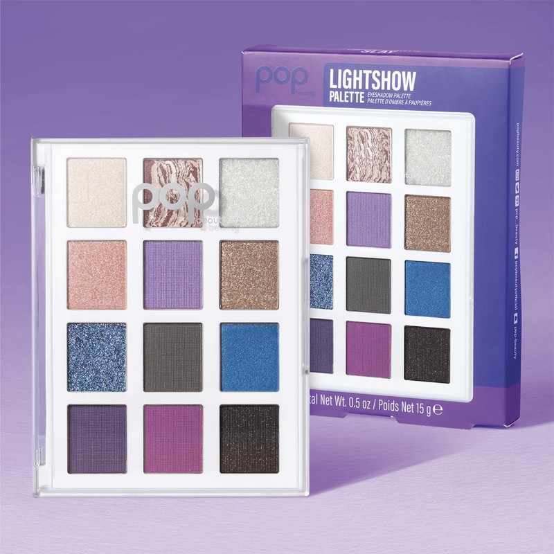 POP Beauty LIGHTSHOW PALETTE | SLAY - Eyeshadow Palette, 12