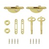 T Tulead Skeleton Key Zinc Alloy Small Antique Flush Mount