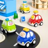BLmukce Cartoon Cars Kids Toys for 1,2,3 Year Old Boys