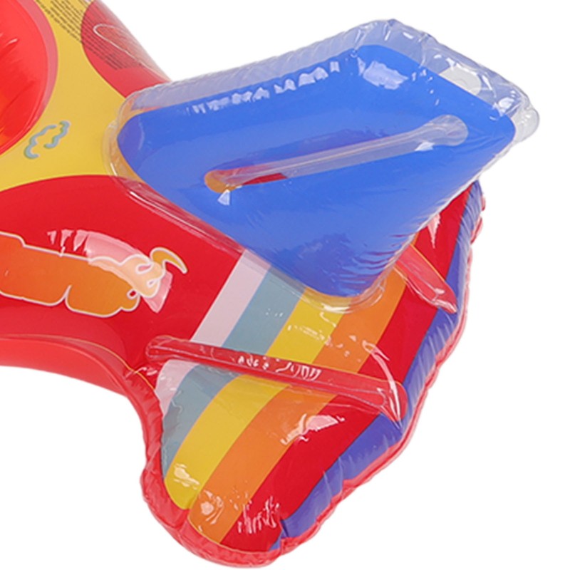 Airship Inflatable Pool Float Multifunctional Floating Swimming Raft with Steering