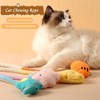 Qaestuan Pack of 3 Cat Toys, Catnip Teething Rope, Teeth