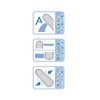Lemon Eraser Whiteboard Eraser, Magnetic Included, 2 Colors x 5