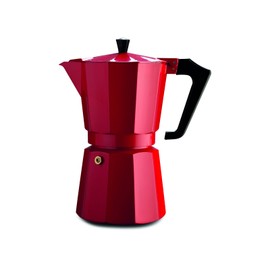 PEZZETTI Espresso Maker Italale Xpress 6 Cups Aluminium Red