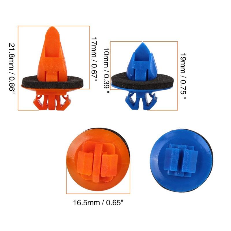 X AUTOHAUX 30pcs Retainer Clips for Car 75495-35010 75397-35010