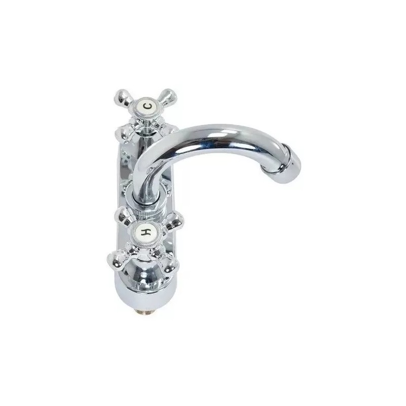 Bitka Llave Mezcladora Para Lavabo Bitka Cuerpo Metalico Bka401m