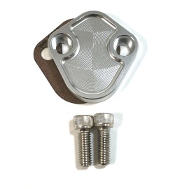 HP7 SB BB Chrysler 273-400 LA B RB Mopar V8 Fuel Pump Block Off Plate CNC Machined