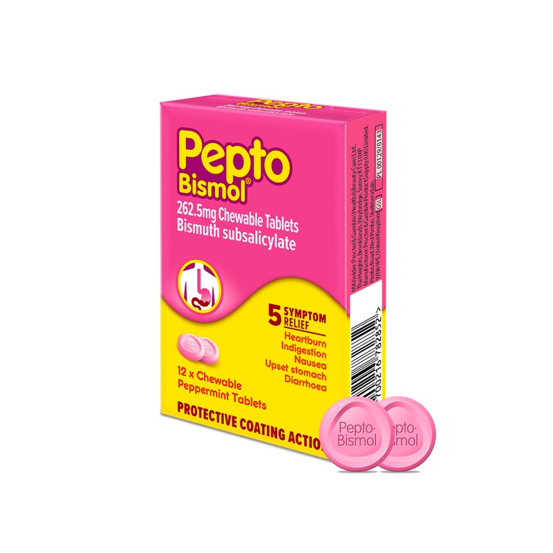 Pepto-Bismol Chewable Tablets (12ct)