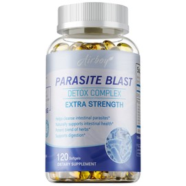 Fighting Parasites - Intestinal Parasite Cleansing Natural Intestinal Health Detox, 1 pack, 60 tablets / 기생충 퇴치 - 장내 기생충 정화 자연적 장 건강 해독, 1개, 60정