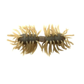 Imakatsu Worm Hairy Spider Peacock 160 (Eco-Compatible) #S-83 Clear Green Pumpkin