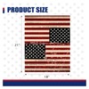 2025 American Flag Welcome Magnetic Mailbox Cover，7.4 July Fourth Festival