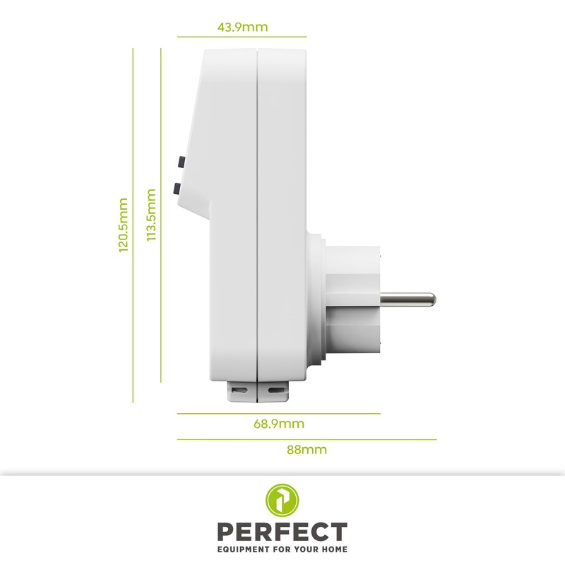 Perfect Thermostat Socket, Temperature Controller 230 V, Socket Thermostat, Temperature